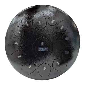 סטיל דראם ZANI Steel Tongue Drum 12" 13 notes Black