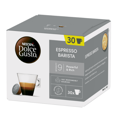 30 קפסולות נסקפה דולצ'ה גוסטו Nescafe Dolce Gusto Espresso Barista