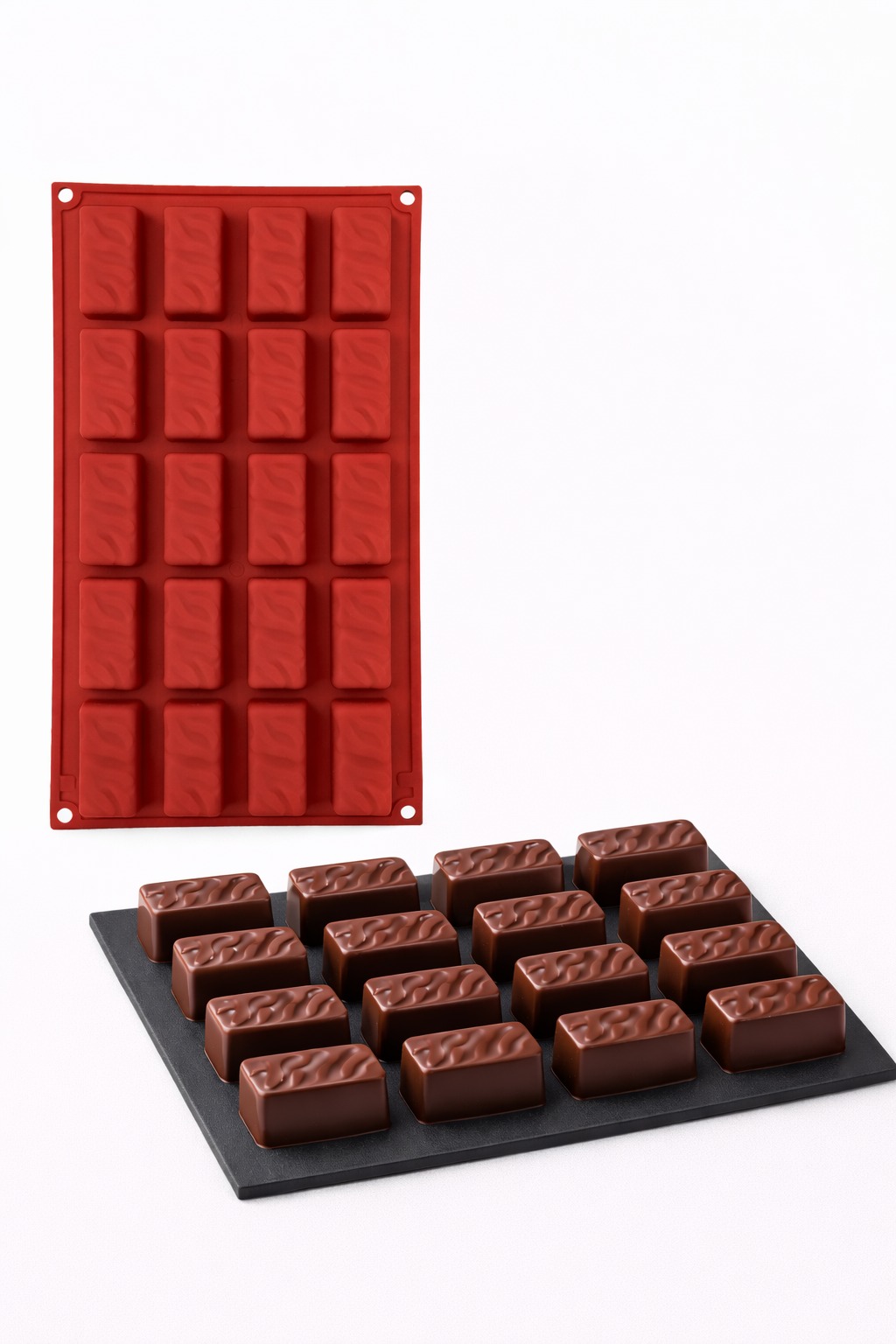 סיליקון שקעים מלבן מעוטר