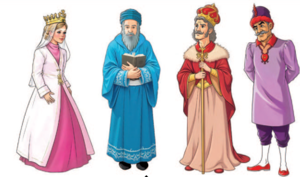 דמויות המגילה ממפל לקישוט הגן