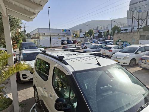 גגון לרכב אלומיניום אוניברסלי  135 מ''מ למוטות אורך צמודי גג 30883 CROSS ROOF