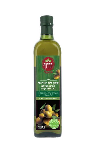 שמן זית אורגני כתית מעולה בכבישה קרה 750 מ