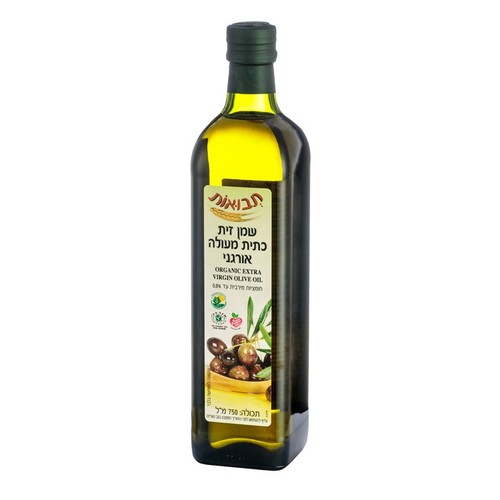 שמן זית כתית מעולה אורגני 750 מ