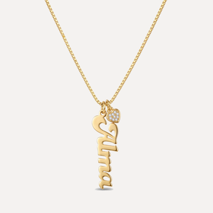 שרשרת שם תלוי עם צ