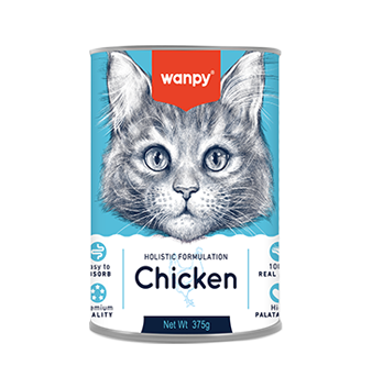 וונאפי מזון רטוב פטה עוף לחתול 375 גרם Wanpy Chicken 