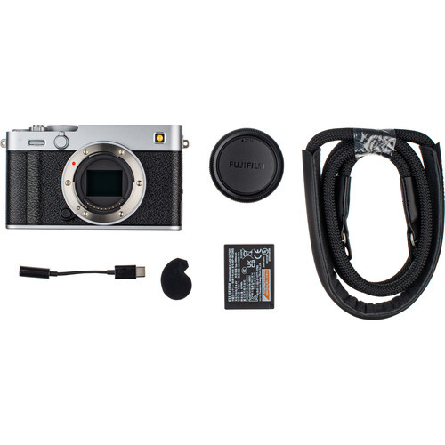 גוף מצלמה ללא מראה FUJIFILM X-E5 צבע כסוף