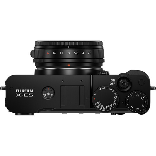 מצלמה ללא מראה ועדשה FUJIFILM X-E5 Kit + XF 23mm f/2.8 צבע שחור