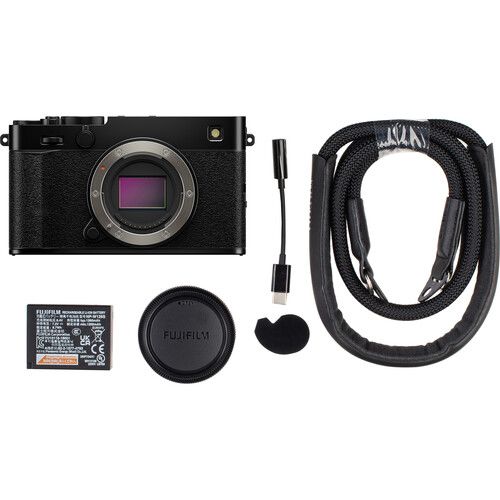 מצלמה ללא מראה ועדשה FUJIFILM X-E5 Kit + XF 23mm f/2.8 צבע שחור