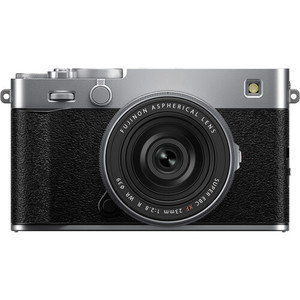 מצלמה ללא מראה ועדשה FUJIFILM X-E5 Kit + XF 23mm f/2.8 צבע כסוף
