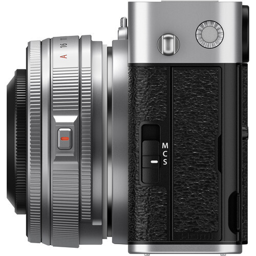 מצלמה ללא מראה ועדשה FUJIFILM X-E5 Kit + XF 23mm f/2.8 צבע כסוף