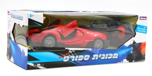 צעצועי שירן - מכונית   ספורט שלט   עשן  פותח דלתות 2497