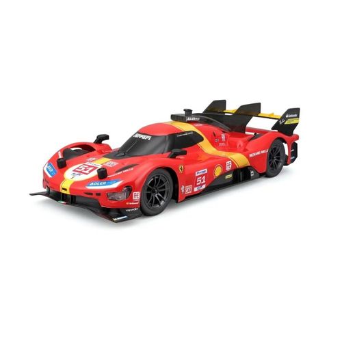 מאיסטו - מכונית שלט פרארי אדומה - Maisto RC Ferrari 499P 1:16