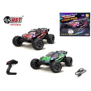מונסטר טראק - באגי מקצועית 1:8 שלט רחוק 2.4G כולל טעינה מהירות 45 קמ"ש