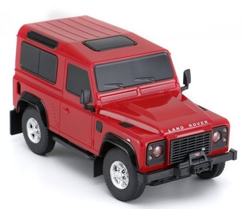 דגם רכב לאנד רובר עם שלט  אדומה ירוקה  1:24 - RASTAR Land Rover DEFENDER