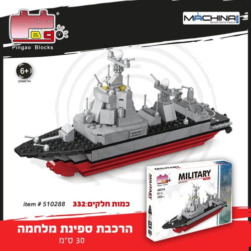 הרכבה ספינת מלחמה 30 ס