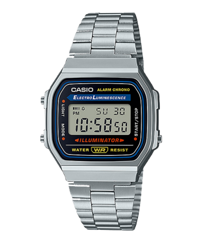 שעון יד CASIO A168WA-1W קסיו 