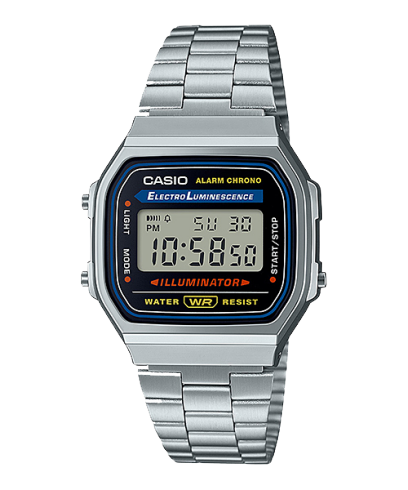 שעון יד CASIO A168WA-1W קסיו 