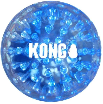 משחק לכלב קונג זוג כדורי סקוויז גאודז - Kong Squeezz Geodz Balls 2pk L