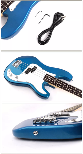 גיטרה בס צבע כחול Smiger G-B1-4   P BASS