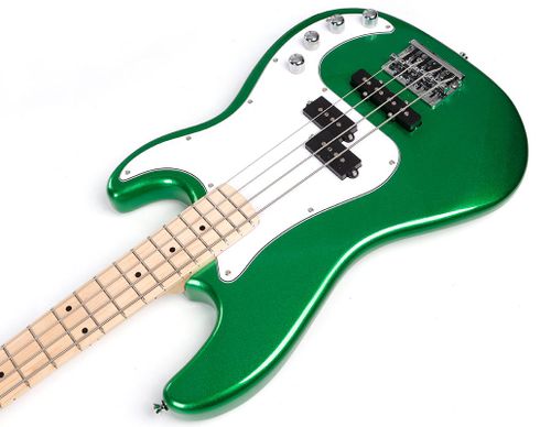 גיטרה בס צבע ירוק Smiger G-7-4   PJ BASS