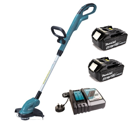 חרמש נטען 18V + שתי סוללות 5.0AH DUR181
