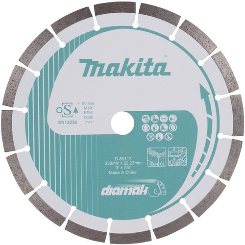 דיסק יהלום לבטון 230 מ''מ / 9 אינץ' Makita D-80117