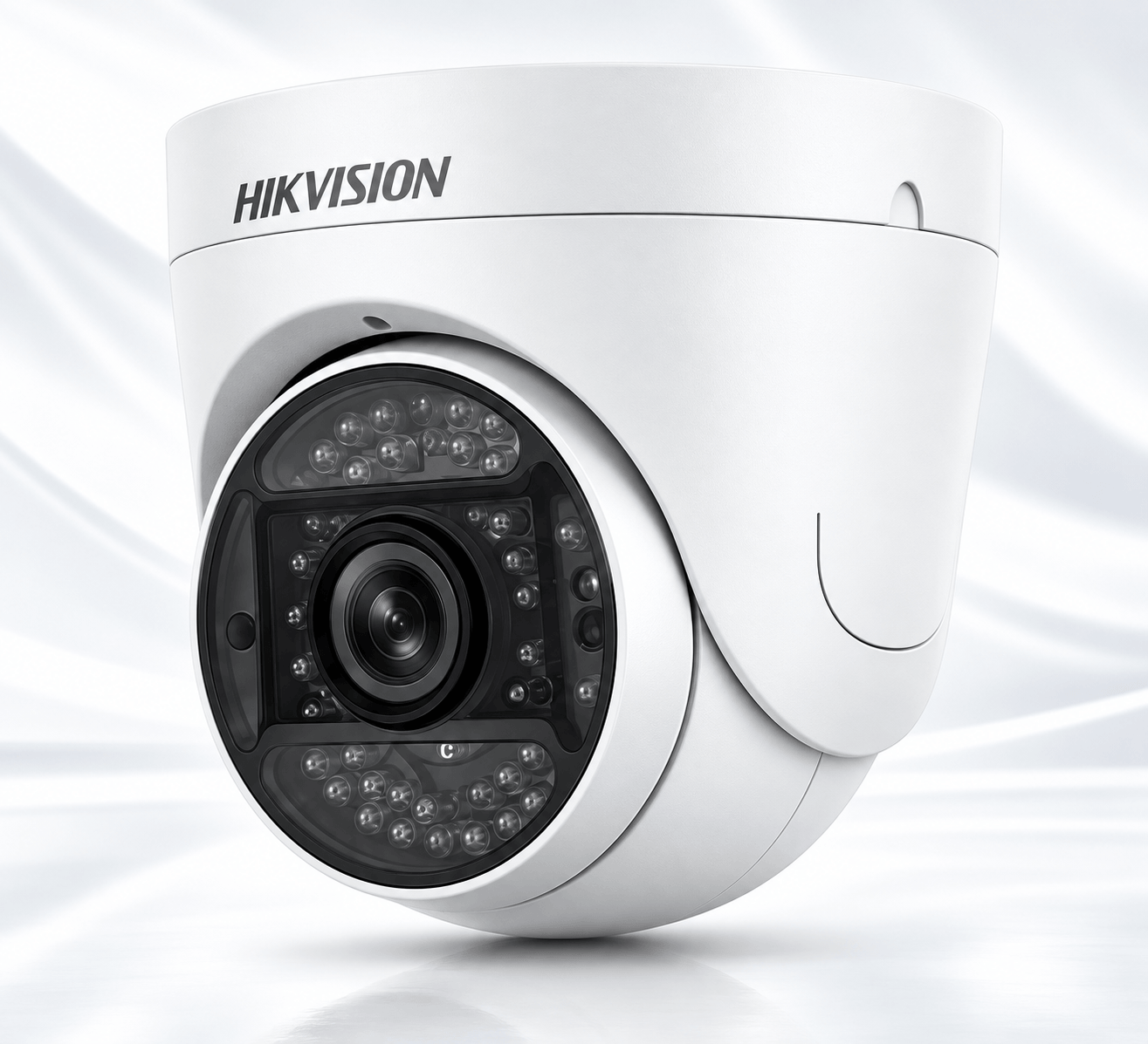 Hikvision DS-2CE76D0T-LMFS | מצלמת כיפה 2MP עם תאורה היברידית חכמה ושמע מובנה