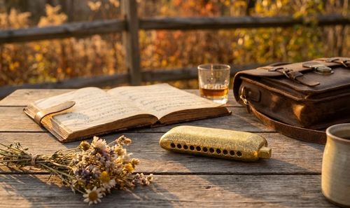 מפוחית כרומטית Kongsheng KB12 Shatterstar דגם KB12PRO בצבע זהב - מוצגת עם טכנולוגיית Shatter Tech הייחודית ודפוס סדקים קריסטליני לחוויית נגינה אישית