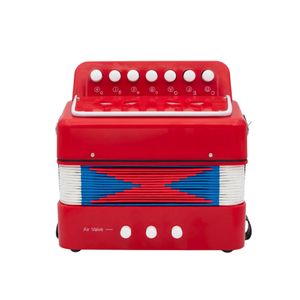 אקורדיון מיני לילדים 7 מקשים 2 בס נייד עם רצועת נשיאה – KONGSHENG ASIXXSIX 7KEYS2BASS