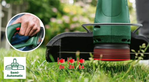 חרמש נטען 18V + סוללה 2AH EASYGRASSCUT 18-230