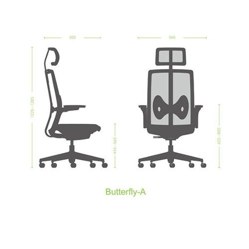כיסא משרדי Butterfly Plus