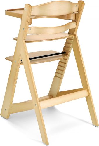 כיסא אוכל רב שלבי Modular עשוי עץ מלא עם מגש ורתמות - חרס