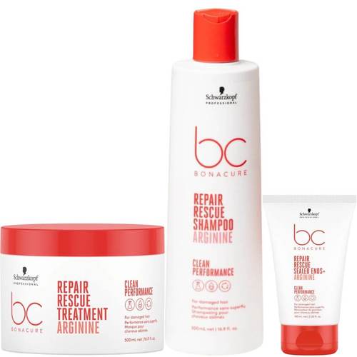 מארז BC Repair Rescue לשיער יבש פגום שוורצקופף 