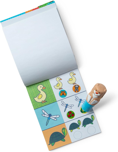 Sticker WOW! חוברת מדבקות 24 דפים עם מכשיר הדבקה אוטומטי ו 300 מדבקות - ארנב 2