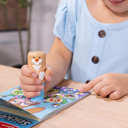 Sticker WOW! חוברת מדבקות 24 דפים עם מכשיר הדבקה אוטומטי ו 300 מדבקות - ארנב 3