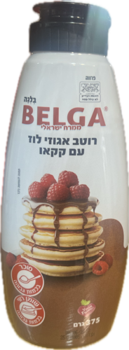 רוטב/ממרח אגוזי לוז עם קקאו בלגה (Belga)