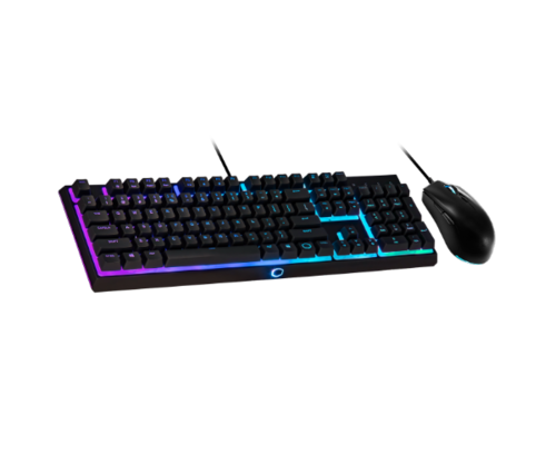 סט מקלדת ועכבר למחשב חברת Cooler Master דגם MS111 Combo RGB Gaming צבע שחור