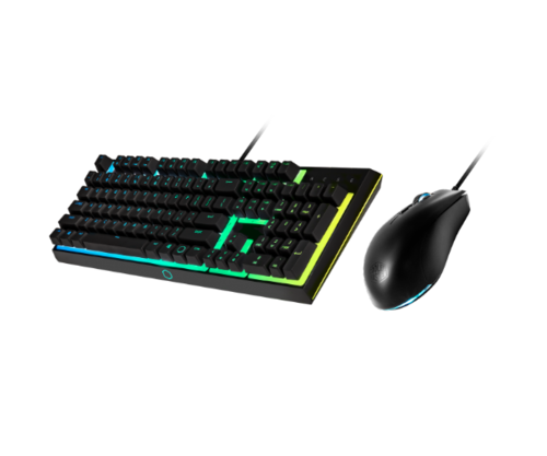סט מקלדת ועכבר למחשב חברת Cooler Master דגם MS111 Combo RGB Gaming צבע שחור