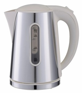 קומקום 1.7 ליטר Electro Hanan ציפוי נירוסטה לבן– דגם 163
