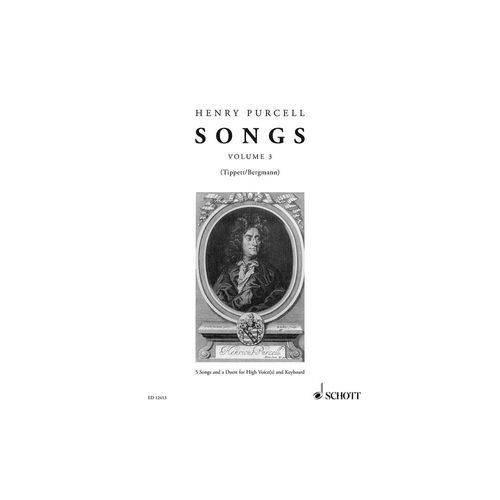 ספר תווים Henry Purcell - Songs (Volume 3) 5 Songs and a Duet for High Voice(s) and Piano