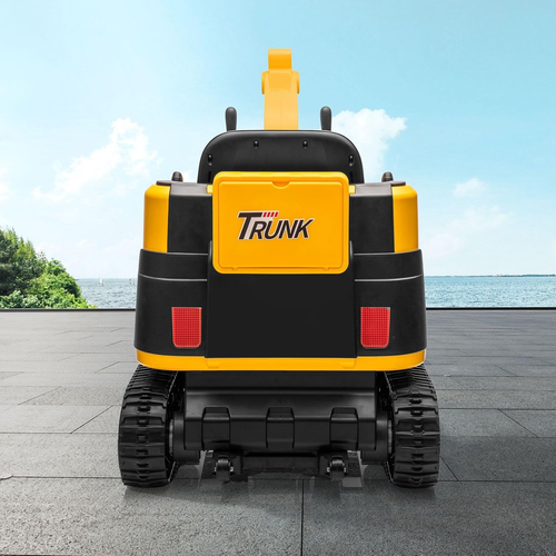 טרקטור זחלים חשמלי 12V לילדים עם כף מופעלת ע