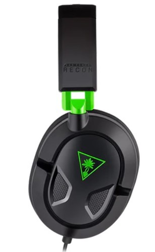 אוזניות גיימינג עם מיקרופון שחור/ירוק Turtle Beach Recon 50X