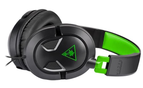 אוזניות גיימינג עם מיקרופון שחור/ירוק Turtle Beach Recon 50X