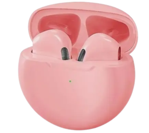 אוזניות אלחוטיות PRO 6 - צבע ורוד
