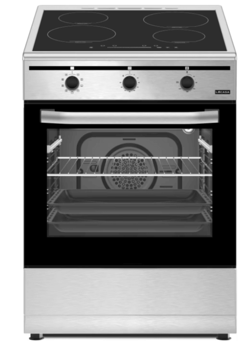 תנור משולב אינדוקציה 60 ס"מ לקאזה דגם LCCI6060IX נירוסטה