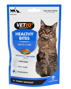 חטיף דנטלי לחתול VetIQ Healthy Bites Denti-Care