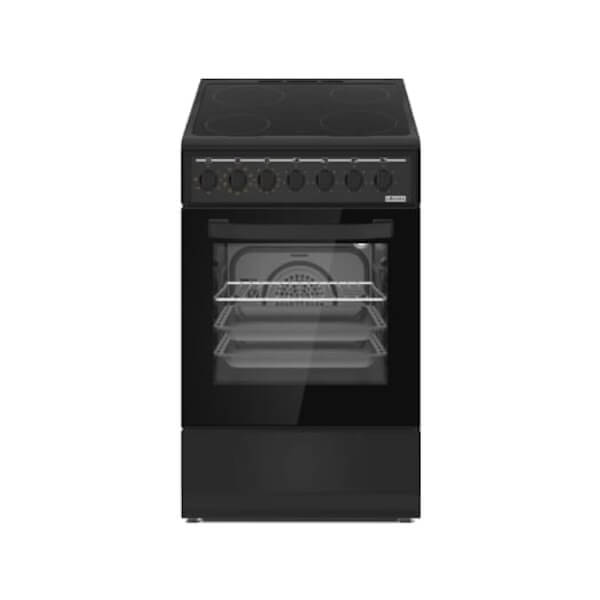 תנור משולב כיריים קרמיות - 4 להבות LaCasa LCCC5060BL