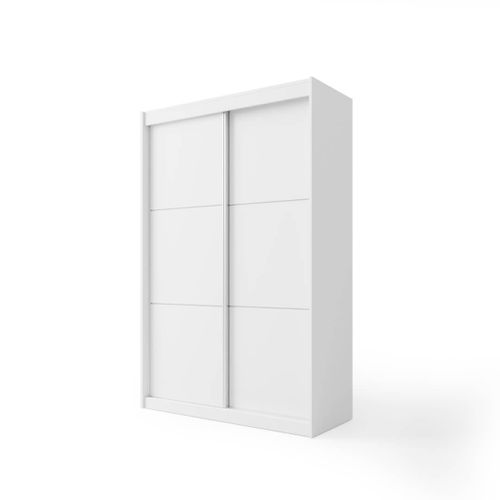 ארון הזזה גודל 160X240 דגם ריי לבן