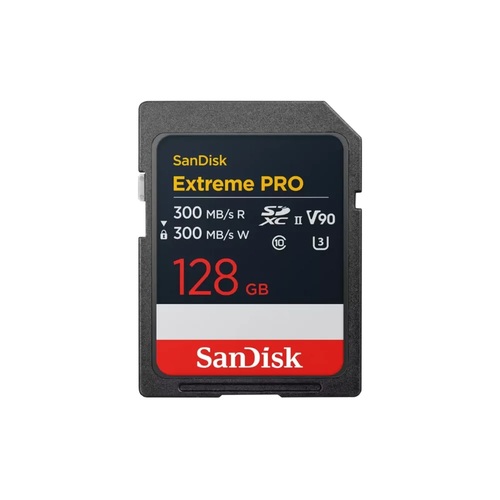 Sandisk  Extreme  PRO SDHC  128GB 300mbs V90