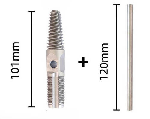מחלץ צינורות וברגים שבורים דו ראשי 1/2 אינץ 